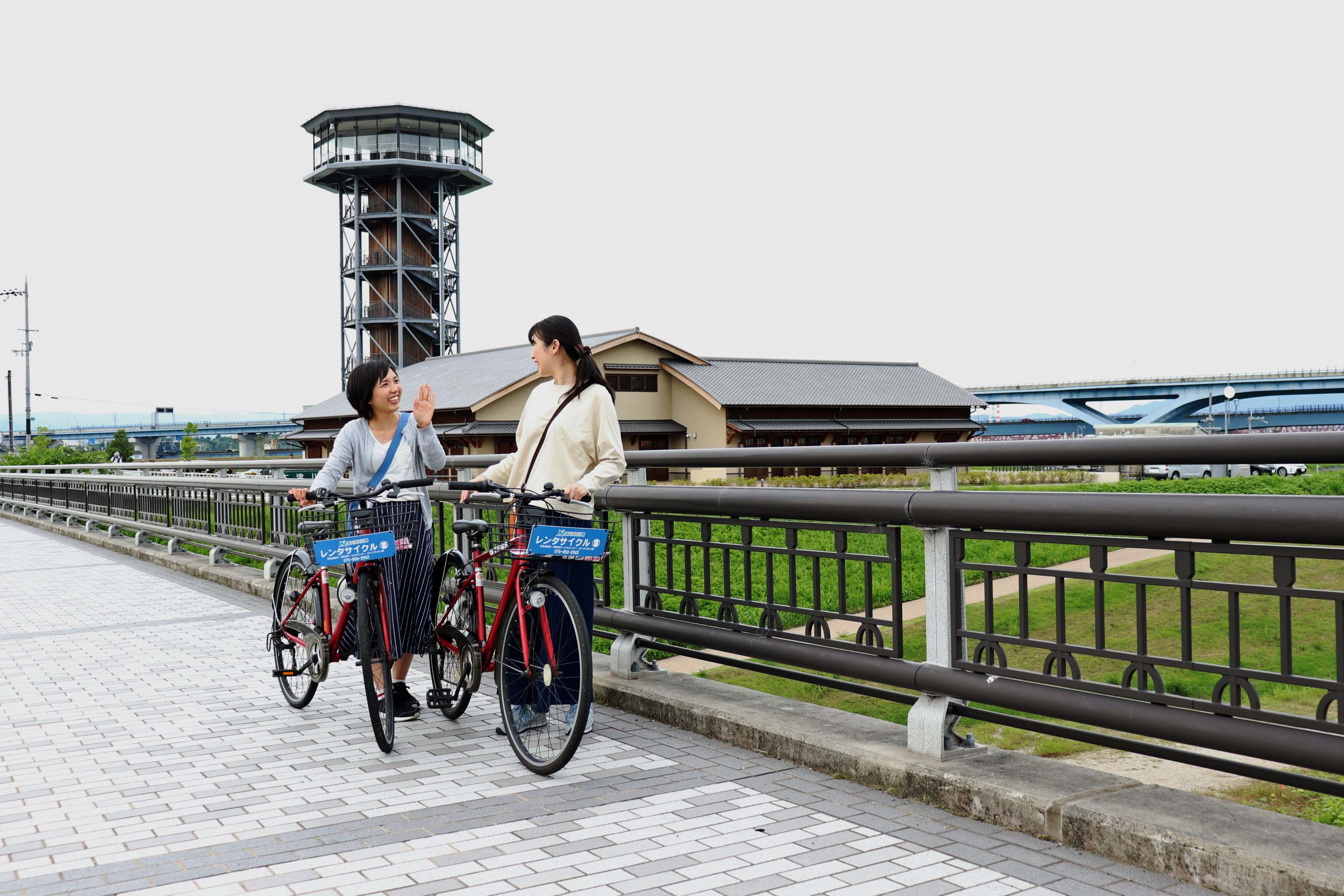 淀川三川さくらレンタサイクル