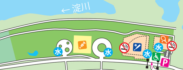 八雲地区ベーべキュー詳細マップ